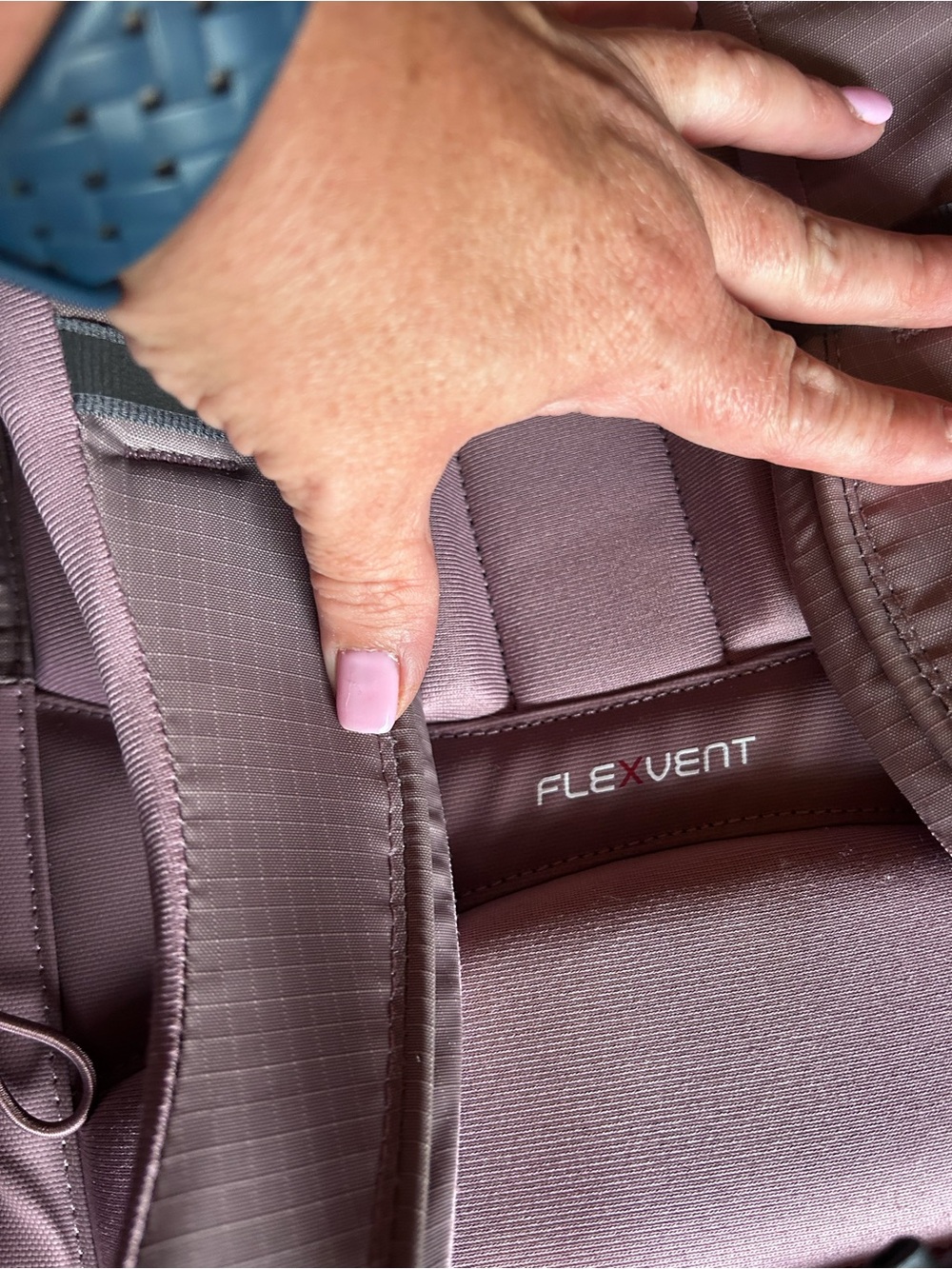 The North Face Pink and Cream Patterned Backpack - Picture 8 of 8